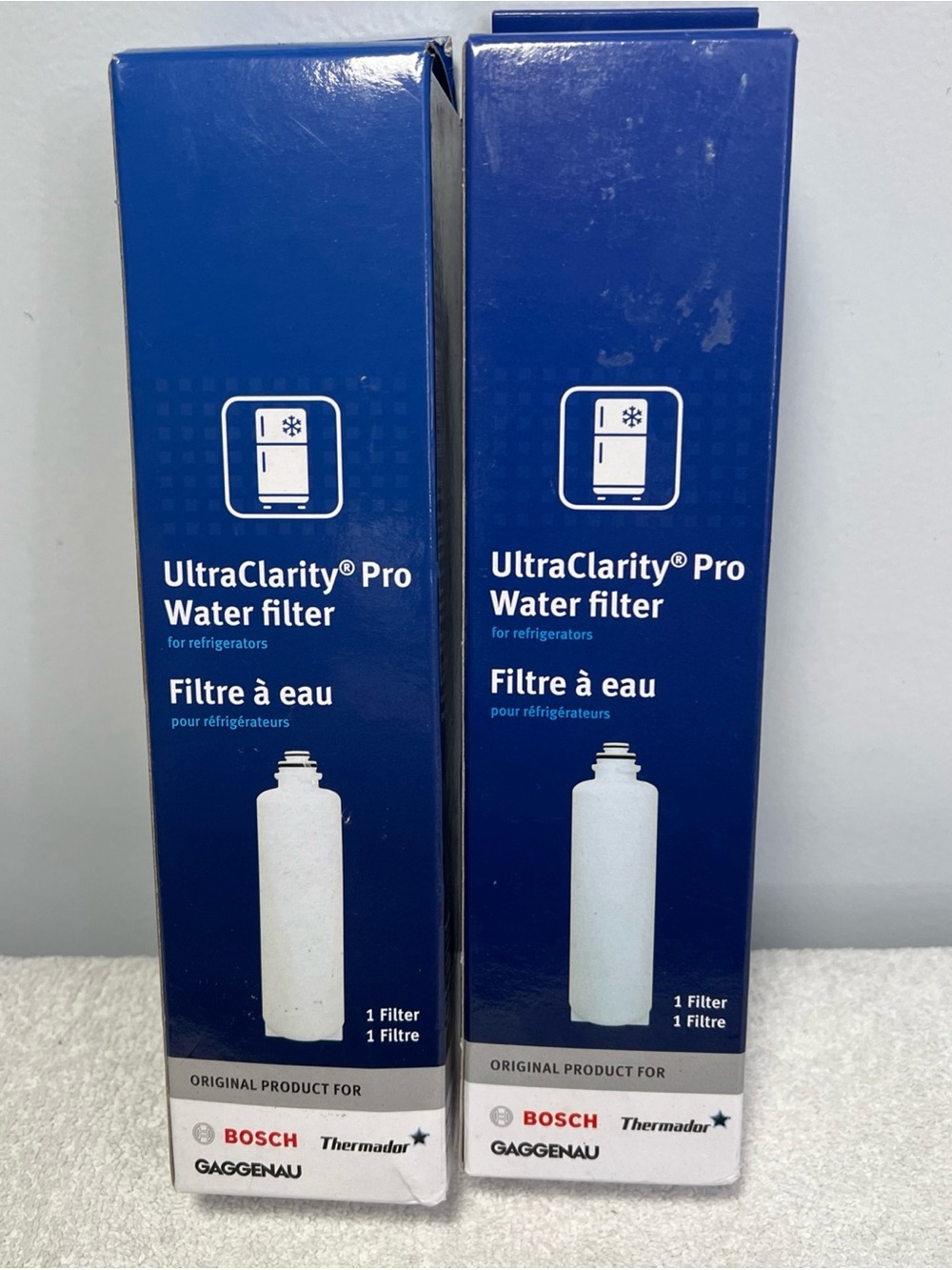 2 pack BORPLFTR55 11032531 UltraClarityPro Bosch Refrigerator Water Filter New